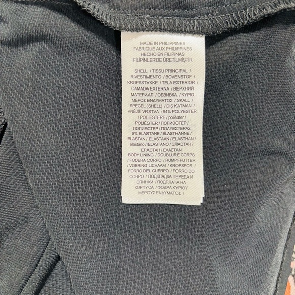 Ralph Lauren Purple and Pink Sleeveless V-Neck Midi Dress - Picture 5 of 5